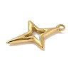 Ion Plating(IP) 304 Stainless Steel Pendants X-STAS-Q334-55G-2