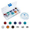 DIY Yoga Chakra Bracelet Making Kits DIY-SC0012-64-1