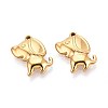 304 Stainless Steel Pendants STAS-T067-58G-1