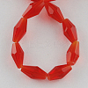 Glass Beads Strands GLAA-R026-8x4mm-03-2