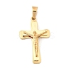 304 Stainless Steel Pendants STAS-G378-08G-1