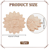 15Pcs Wood Chips WOOD-WR0001-26B-3