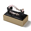 Wood Coverd with PU Leather Bracelet Display Pedestals ODIS-C010-04-1