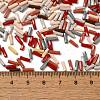Baking Paint Glass Twist Bugle Beads SEED-C004-02L-4