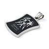 304 Stainless Steel Pendants STAS-O008-01E-2