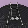 304 Stainless Steel Hoop Earrings EJEW-F393-15P-1
