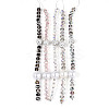 Acrylic & Glass & ABS Plastic Pearl & Alloy & Polymer Clay Pave Rhinestone Beads Strands MAK-T011-08M-1