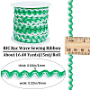 15M Polyester Wavy Fringe Trim Ribbon OCOR-GF0003-04C-2