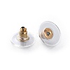 Brass Stud Earrings EJEW-L234-15G-3