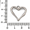 304 Stainless Steel Pendants STAS-Q362-05B-P-3