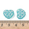 Translucent Resin Waffle Beads RESI-D312-01B-01-3