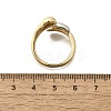 Brass Cuff Rings for Women RJEW-G347-04GP-5