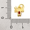 Rack Plating Brass Micro Pave Cubic Zirconia Charms KK-F881-02G-01-3