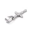 Non-Tarnish 304 Stainless Steel Pendants LS-STAS-L216-24P-2