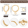20Pcs Brass Hoop Earring Findings KK-BBC022-09A-2
