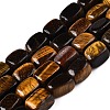 Natural Tiger Eye Beads Strands G-T138-103-4