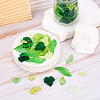 270Pcs 9 Style Transparent Acrylic Pendants TACR-CD0001-02-6