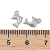 304 Stainless Steel Charms STAS-E500-13P-01-3