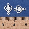 Brass Filigree Connector Charms KK-F880-02S-01-3
