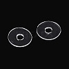 50Pcs Transparent PVC Insulating Gaskets PVC-T006-7mm-01-2