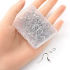 50Pcs 304 Stainless Steel French Hooks with Coil and Ball STAS-YW0001-54-3