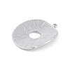 Non-Tarnish 304 Stainless Steel Pendants STAS-L022-412P-2