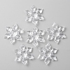 Transparent Acrylic Connector Charms TACR-WH0001-74B-1