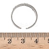 304 Stainless Steel Open Cuff Rings for Women RJEW-A079-04D-P-5
