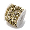 304 Stainless Steel Enamel Figaro Chains CHS-U003-02G-06-3