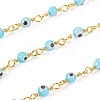 Handmade Evil Eye Lampwork Round Beaded Chains LS-CHC-G009-A-G01-2