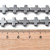 Non-magnetic Synthetic Hematite Beads Strands G-P218-17-08-2