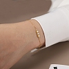 925 Sterling Silver Link Bracelets BJEW-D343-03G-3