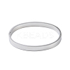 304 Stainless Steel Micro Pave Clear Cubic Zirconia Hinged Bangles BJEW-P317-01P-3