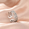 304 Stainless Steel Cuff Rings FS-WGFBCF4-22-1