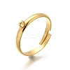 Adjustable 316 Surgical Stainless Steel Cuff Ring Settings STAS-F311-20G-1