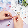 150Pcs 10 Colors Transparent Spray Painted Glass Beads GLAA-HY0001-15-3