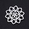 Non-Tarnish 201 Stainless Steel Filigree Joiners Links STAS-S105-JN893-1-1