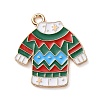 Alloy Enamel Pendants ENAM-B030-02G-03-1