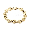 304 Stainless Steel Mariner Link Chain Bracelets for Women BJEW-F488-02G-2