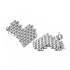 304 Stainless Steel Heart Stud Earrings for Women STAS-B034-17P-2