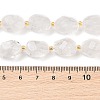 Natural Quartz Crystal Beads Strands G-P541-A01-12-4