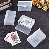 Plastic Card Storage Boxes with Hinged Lids CON-WH20010-06A-3