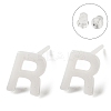 Hypoallergenic Bioceramics Zirconia Ceramic Stud Earrings EJEW-F340-04R-1