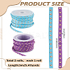 2 Rolls 2 Colors Faux Suede Cord LW-LP0001-08A-2