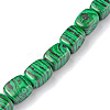 Synthetic Malachite Beads Strands G-F743-02J-1
