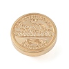 Merry Christmas Wax Seal Brass Stamp Head AJEW-Z031-04G-16-2