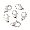 Tarnish Resistant 304 Stainless Steel Lobster Claw Clasps STAS-AB21-1