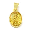 Rack Plating Brass Enamel Pendants KK-B091-15F-1