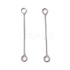 Non-Tarnish 304 Stainless Steel Connector Charms STAS-G291-03C-P-1
