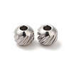 Non-Tarnish 201 Stainless Steel Bead STAS-H214-29B-P-2-1